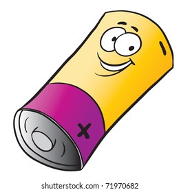 Batería de dibujos animados