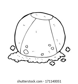 cartoon beach ball