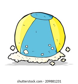 cartoon beach ball