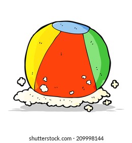 cartoon beach ball