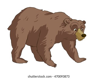 Cartoon bear