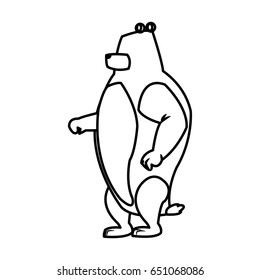 cartoon bear character 