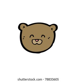 cartoon bear face