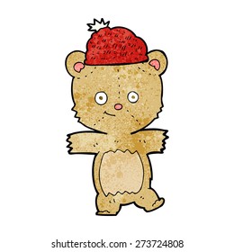 cartoon bear in hat