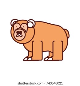 cartoon bear icon