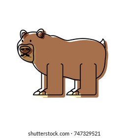 cartoon bear icon