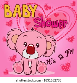 Cartoon bear Pattern Background Illustration Vector Graphic Design T-shirt eps10