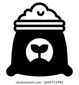 A cartoon bear peeking out of a rice bag, suitable for food packaging, agricultural, or animal-themed content.