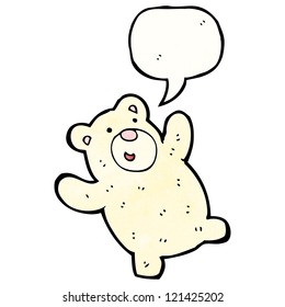 Cartoon Bear Speech Bubble Stock Vector (Royalty Free) 121425202 | Shutterstock