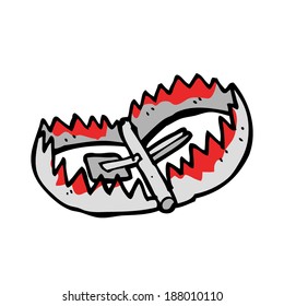 cartoon bear trap