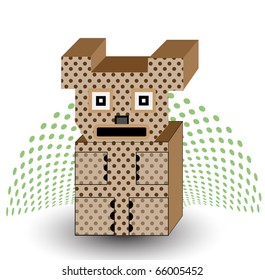 cartoon bear vector illustration