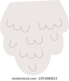 Cartoon-Bart-Symbol Vektorgrafik