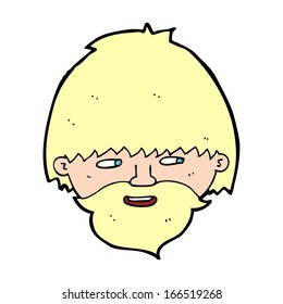cartoon bearded man