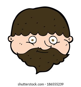 cartoon bearded man