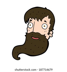 cartoon bearded man
