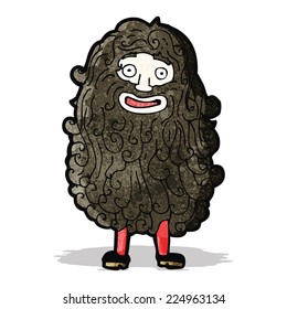 cartoon bearded man