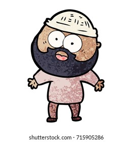 cartoon bearded man