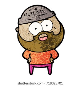caricatura barbudo