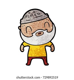cartoon bearded man