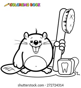 dental floss coloring pages