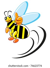 cartoon bee