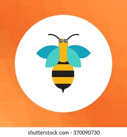 Cartoon bee icon