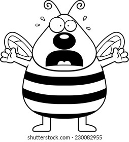 Cartoon Bee Shrugging Looking Confused Stock Vector (Royalty Free ...