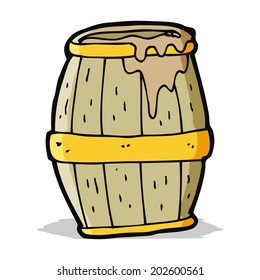 cartoon beer barrel