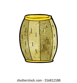 Cartoon-Bierfass