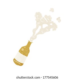 botella de cerveza de dibujos animados