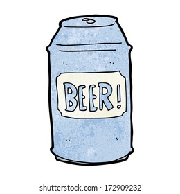 Cartoon Beer Can