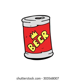 cartoon beer can