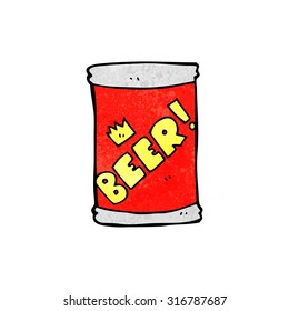 cartoon beer can