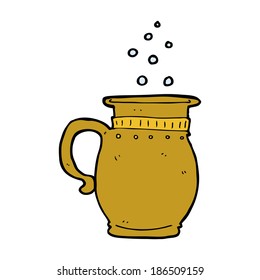 Cartoon-Biertankschiff