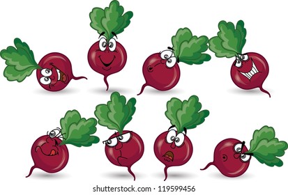 Cartoon  beet
