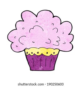 cartoon big cupcake