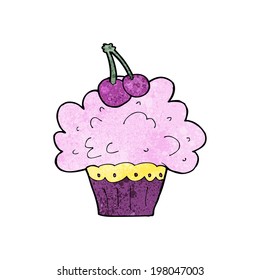 cartoon big cupcake