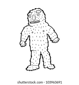 cartoon big foot