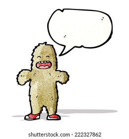 cartoon big foot