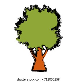 cartoon big tree