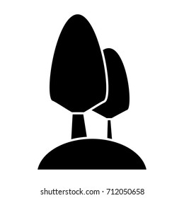 cartoon big tree