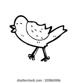 pájaro caricaturista