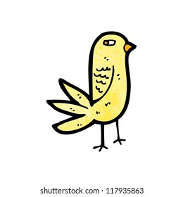 pájaro caricaturista