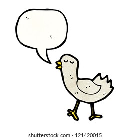 pájaro caricaturista