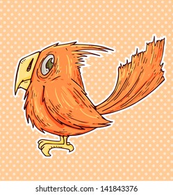 cartoon bird