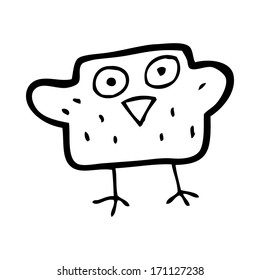pájaro caricaturista