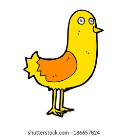 pájaro caricaturista
