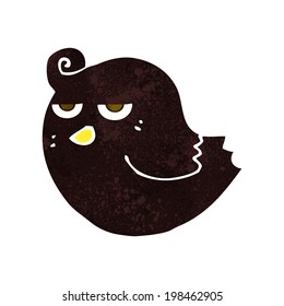 pájaro caricaturista