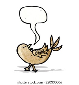 pájaro caricaturista