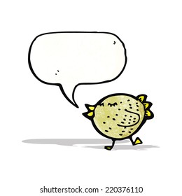 pájaro caricaturista